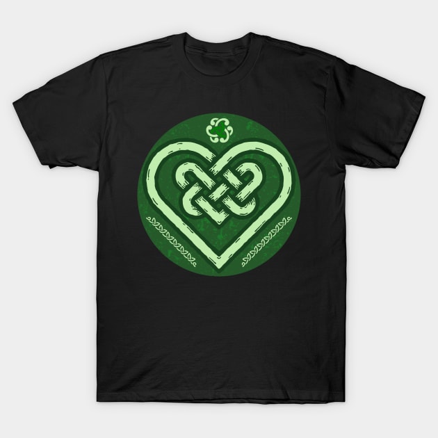 Celtic Heart Knot T-Shirt by soulfulprintss8